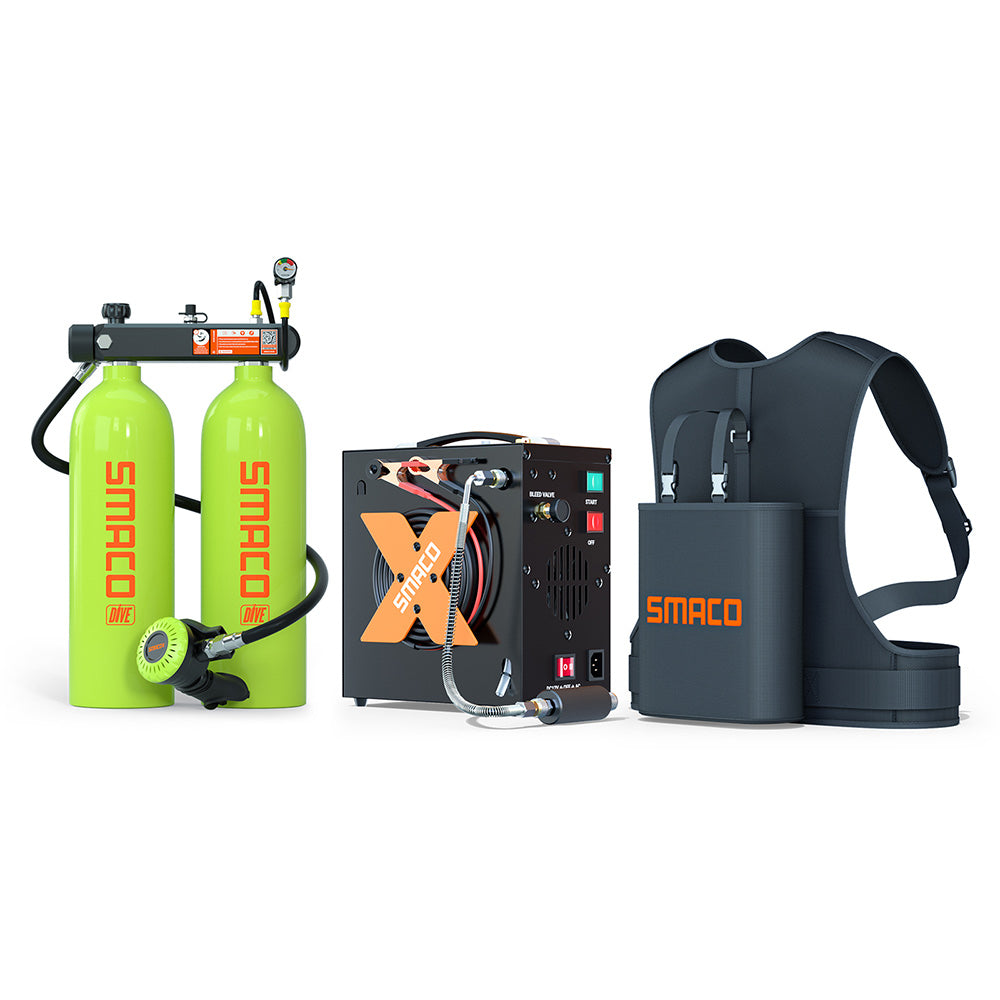S700Max 2.0L Double Mini Scuba Tanks