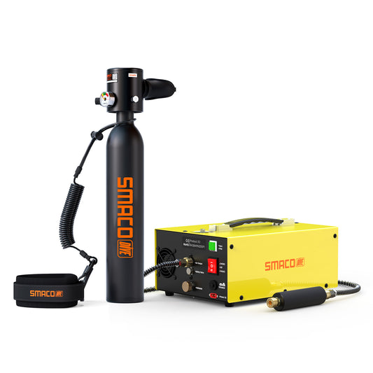 S300 0.5L Mini Scuba Tank – Shoebox