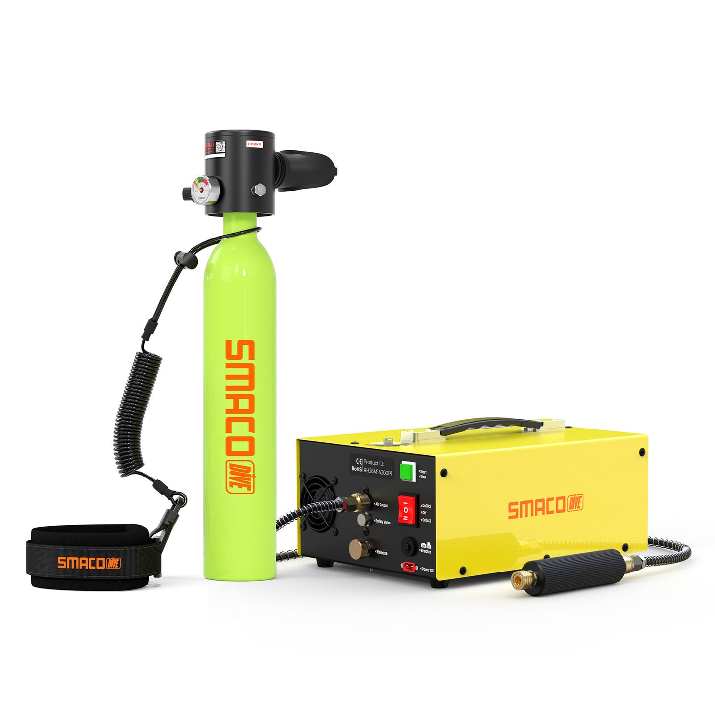 VENTE ÉCLAIR D'ÉTÉ—Mini bouteille de plongée sous-marine SMACO S300 0,5 L