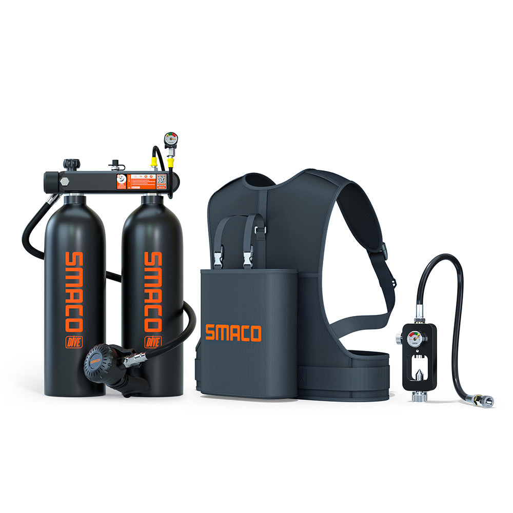 S700Max 2.0L Double Mini Scuba Tanks