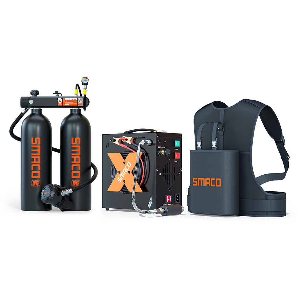 S700Max 2.0L Double Mini Scuba Tanks