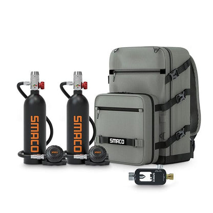 S400 1.0L Mini Scuba Tanks - 2 Tank Set