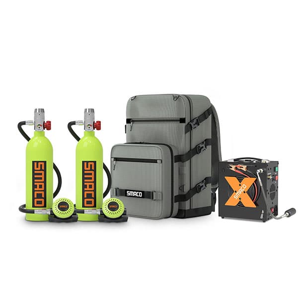 S400 1.0L Mini Scuba Tanks - 2 Tank Set