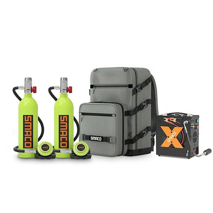 S400 1.0L Mini Scuba Tanks - 2 Tank Set