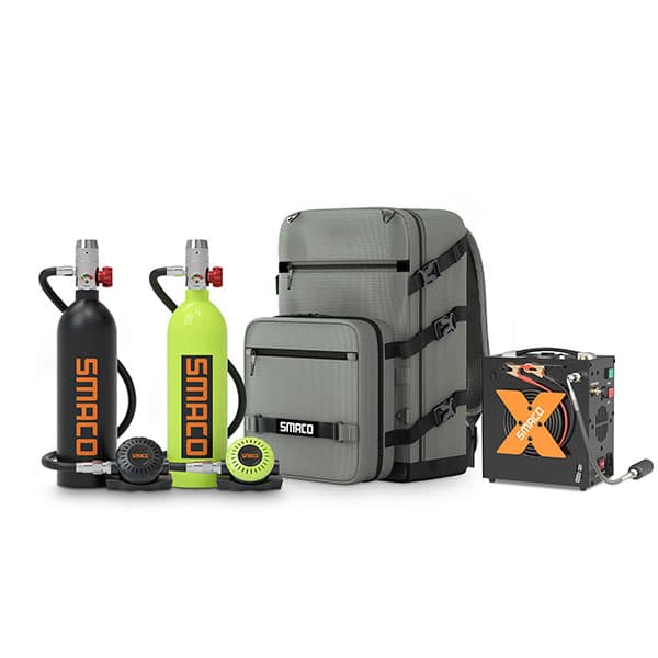 S400 1.0L Mini Scuba Tanks - 2 Tank Set