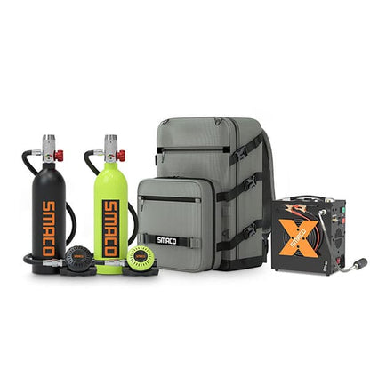 S400 1.0L Mini Scuba Tanks - 2 Tank Set