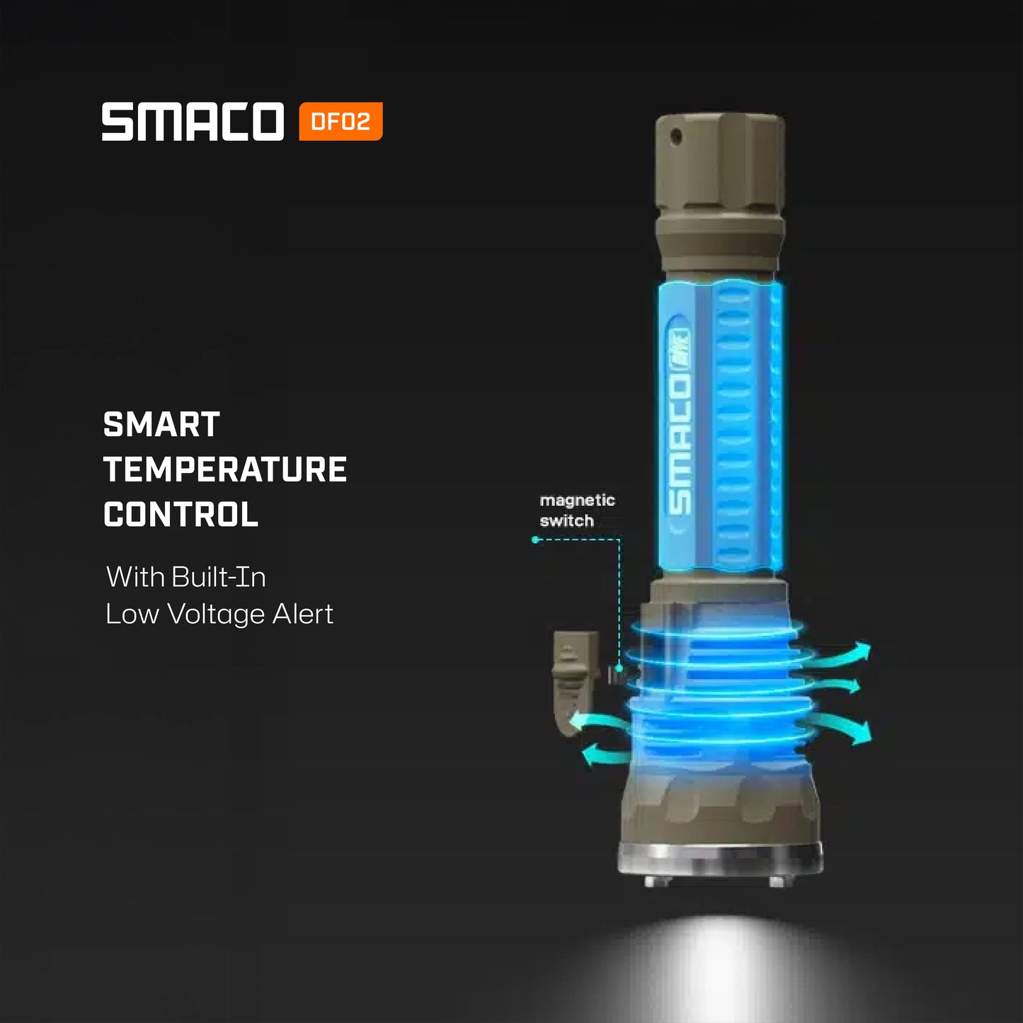 DF02 Explorer Underwater Flashlight