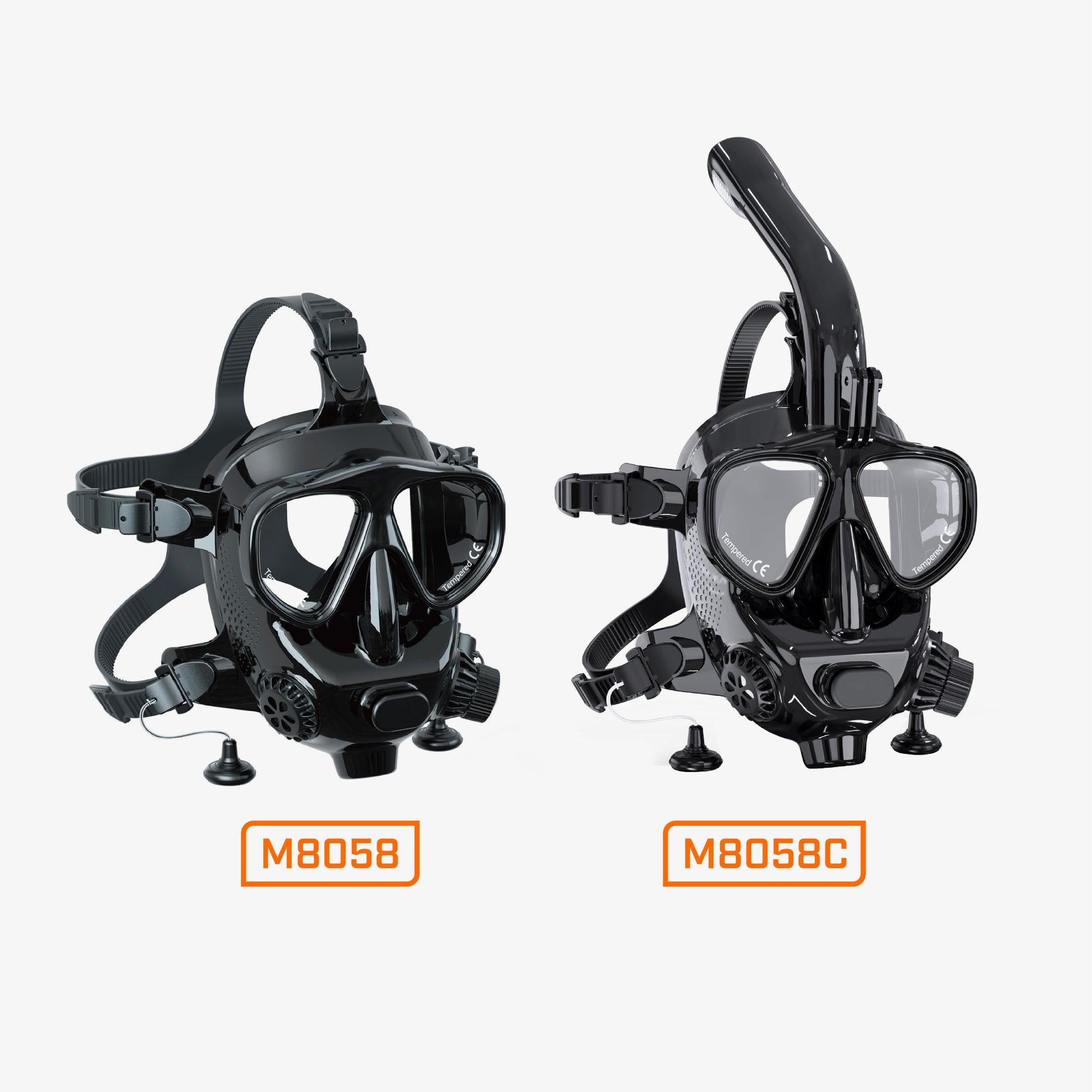scuba diving goggles M8058 Full Face Dive Mask