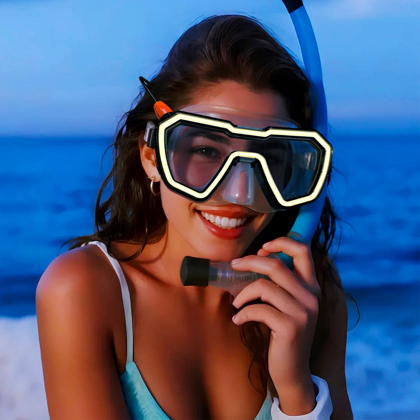 NOVA M1 LED Anti-Fog Snorkel & Dive Mask