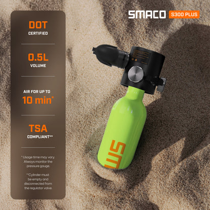 S300Plus 0.5L Mini Scuba Tank