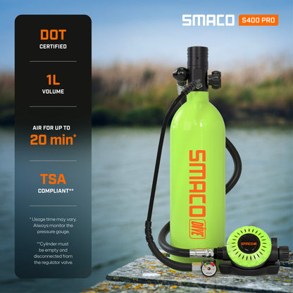 S400Plus 1.0L Mini Scuba Tank