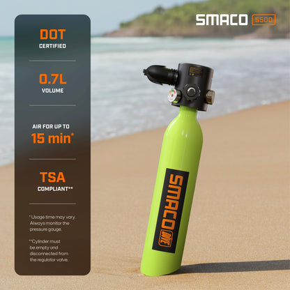 S500 0.7L Mini Scuba Tank