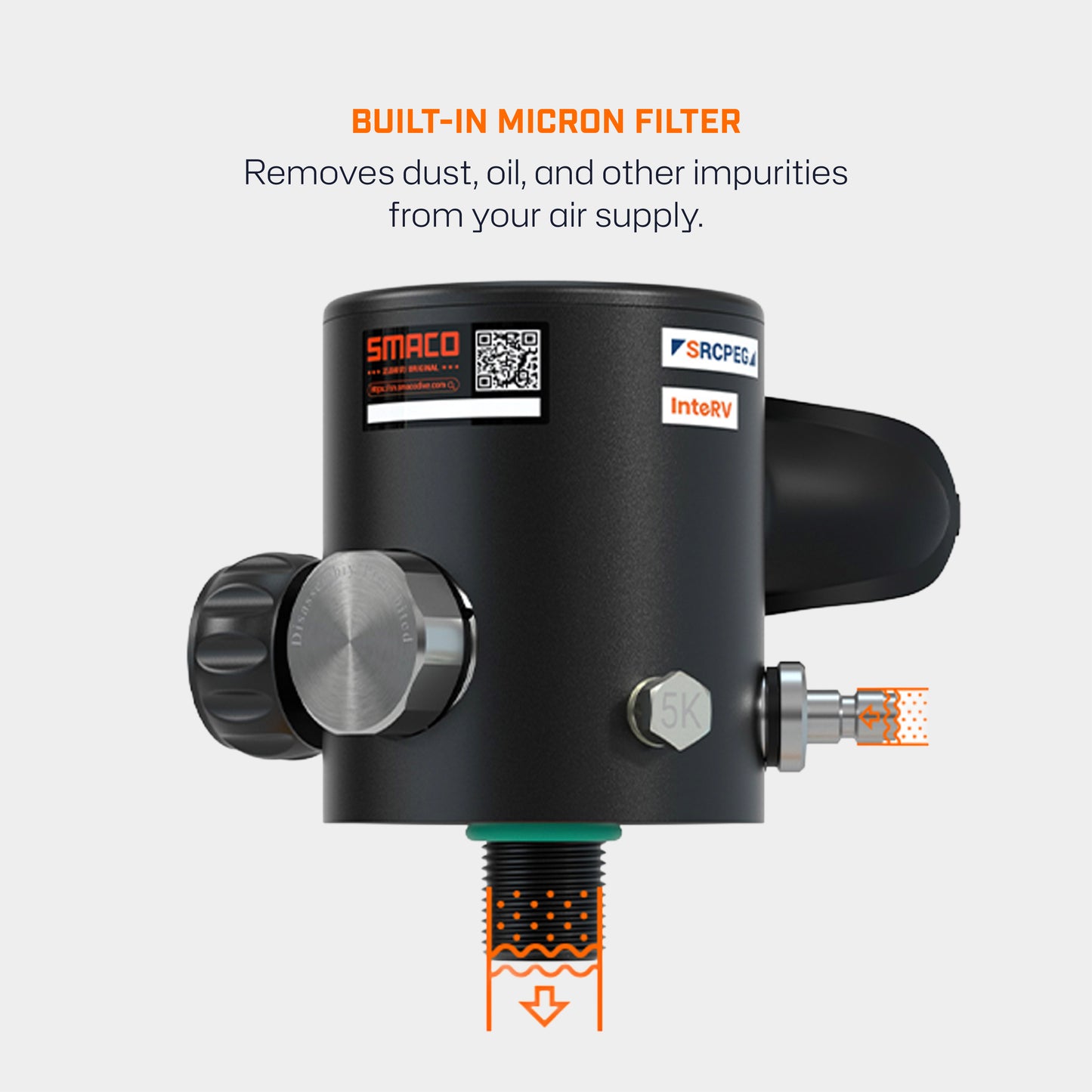 S500 0.7L Mini Scuba Tank