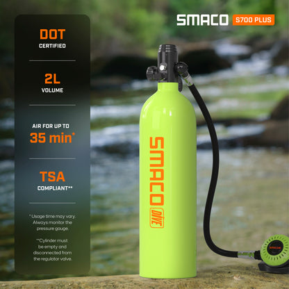 S700Plus 2.0L Mini Scuba Tank