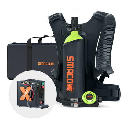 SMACO S700 2L Réservoir de plongée Mini réservoir de plongée sous-marine portable