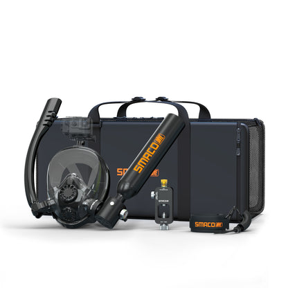 K2 Full Face Snorkel & Dive Mask with S300/S300Pro Mini Scuba Tank